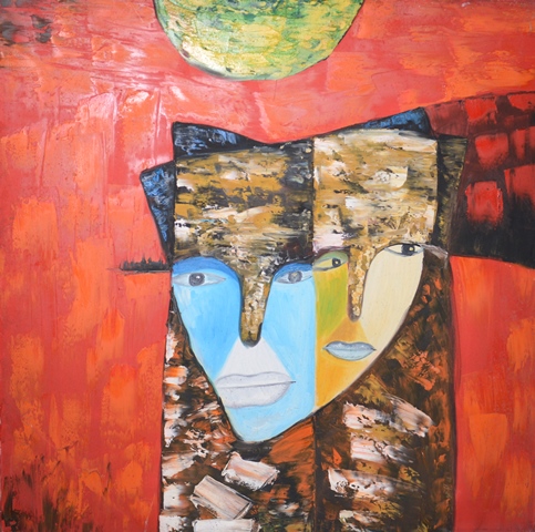 Tranh Sơn Dầu Anh Và Em